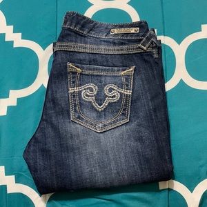 Rerock For Express 8R Barely Boot Jeans